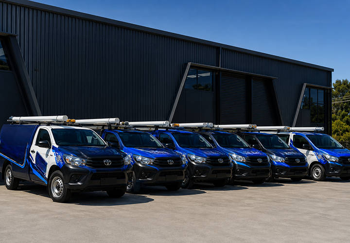Fleet of Chiswick Blocked Drains plumbing vans