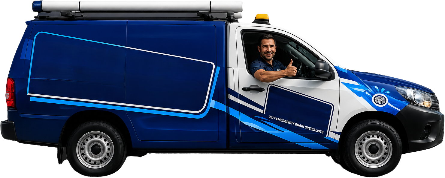 Chiswick Blocked Drains service van
