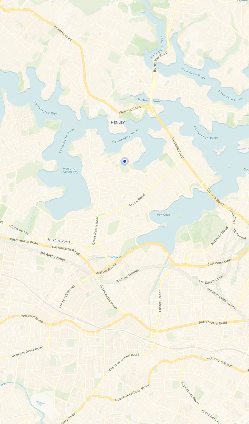 Map of the Chiswick service area and the surrounding suburbs we cover.